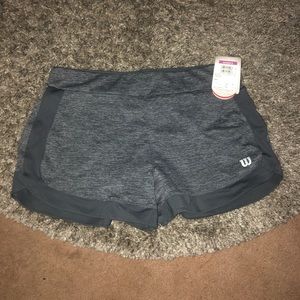Wilson Running shorts Grey OR purple